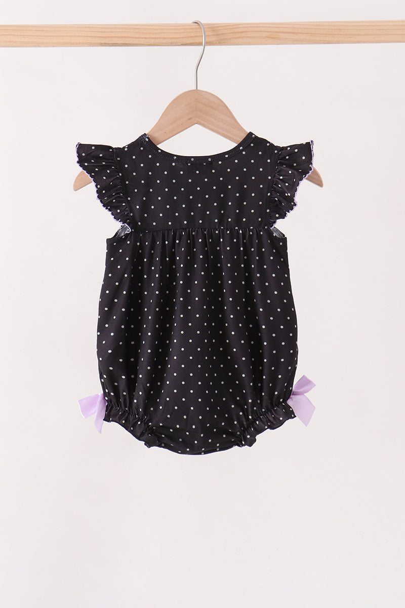 Ghost spider embroidery ruffle bubble