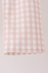 Puppy Fishing Gingham Pants Set