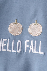 Hello Fall Y'ALL Pumpkin Shorts Set
