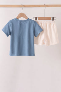 Hello Fall Y'ALL Pumpkin Shorts Set