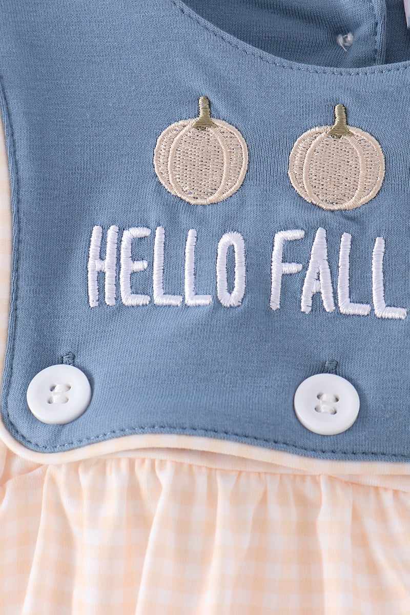 Hello Fall Y'ALL Pumpkin Bubble