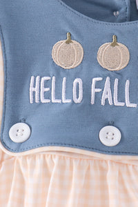 Hello Fall Y'ALL Pumpkin Bubble