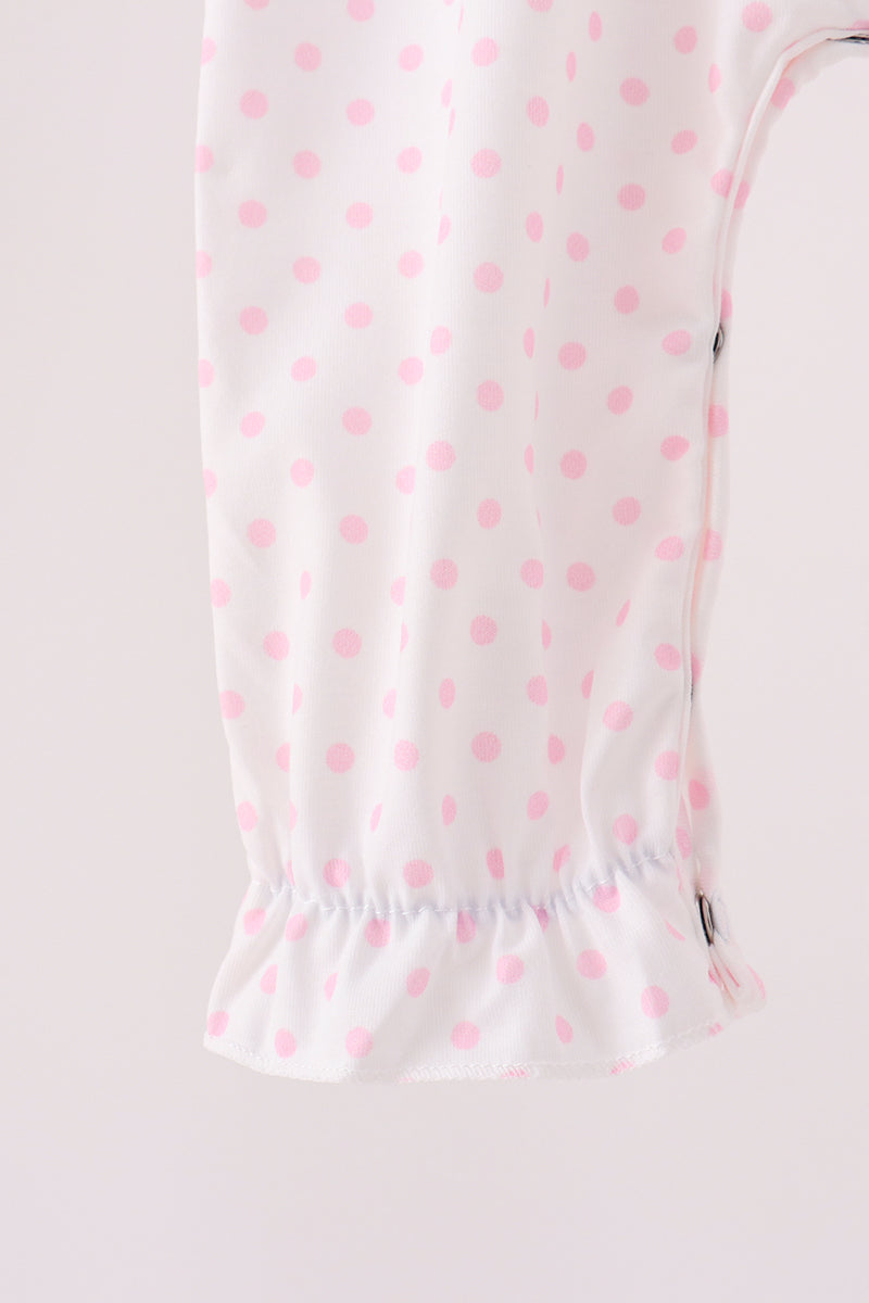 Bow pearl romper