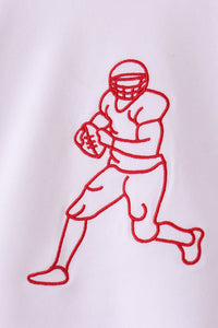 Football Embroidery Pants Set