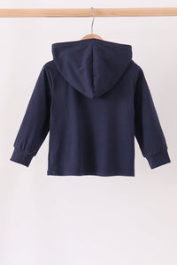 Football Embroidery Hoodie
