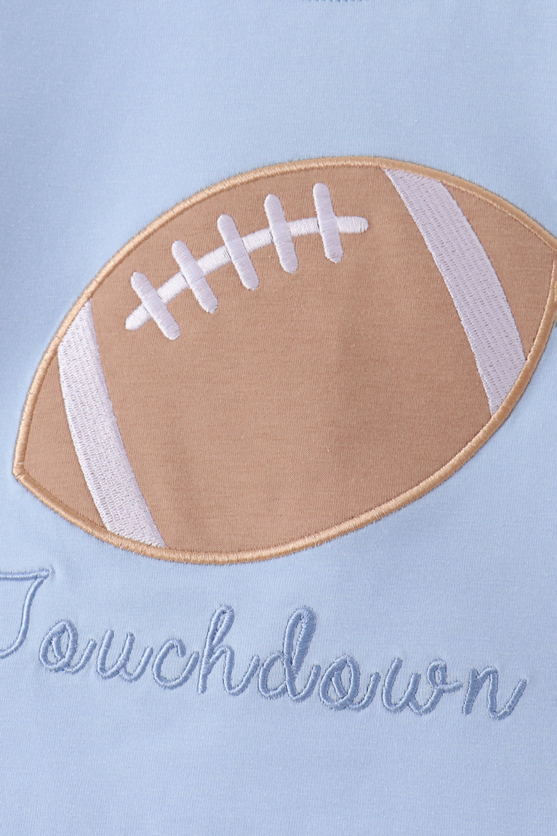Football Applique Shorts Set