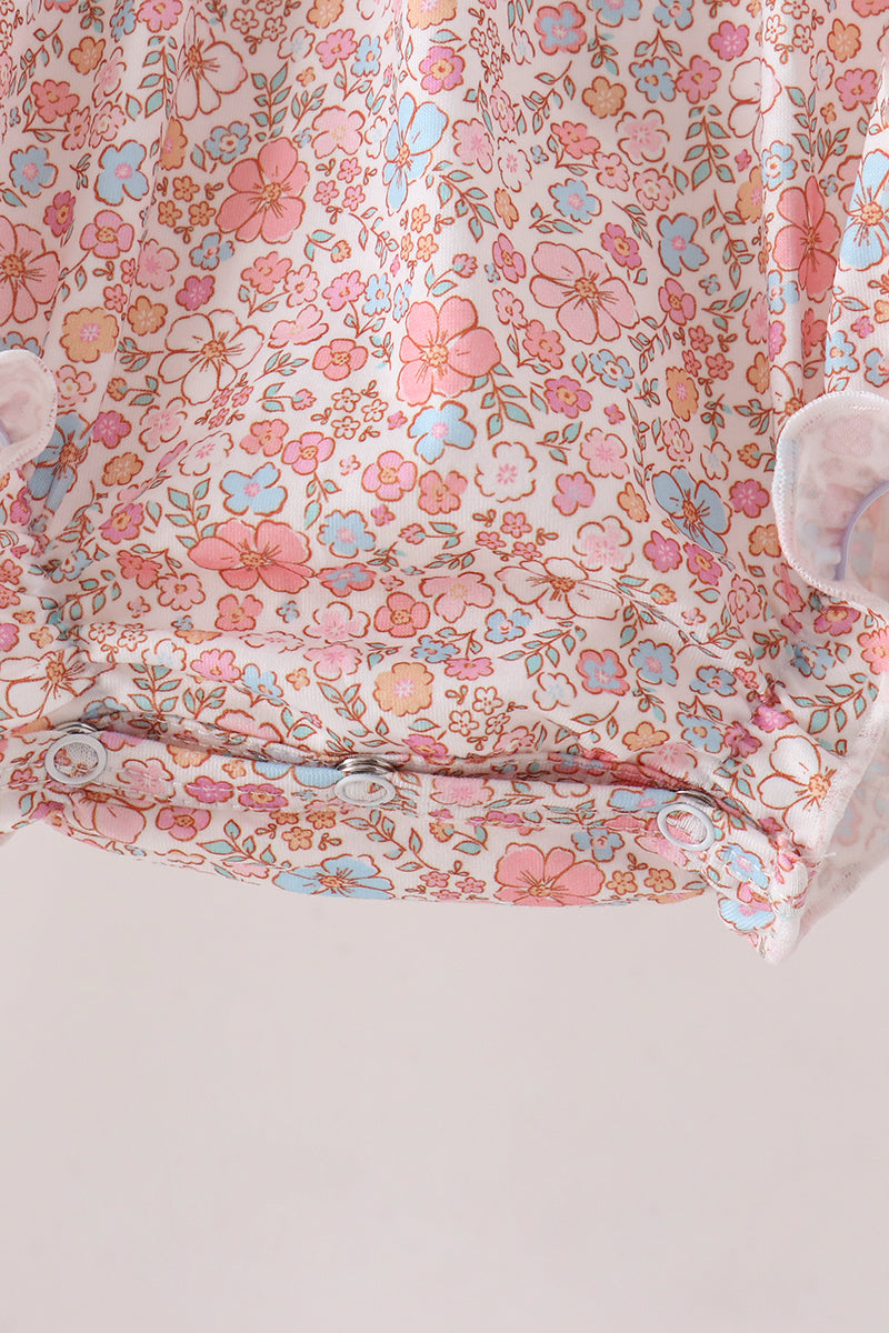 Pumpkin Floral Embroidery Bubble