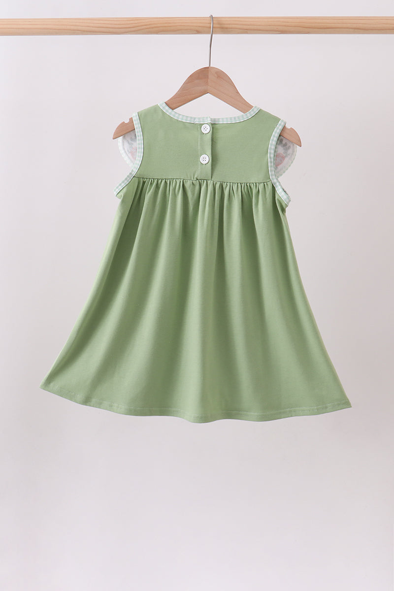 Pumpkin Embroidered Dress