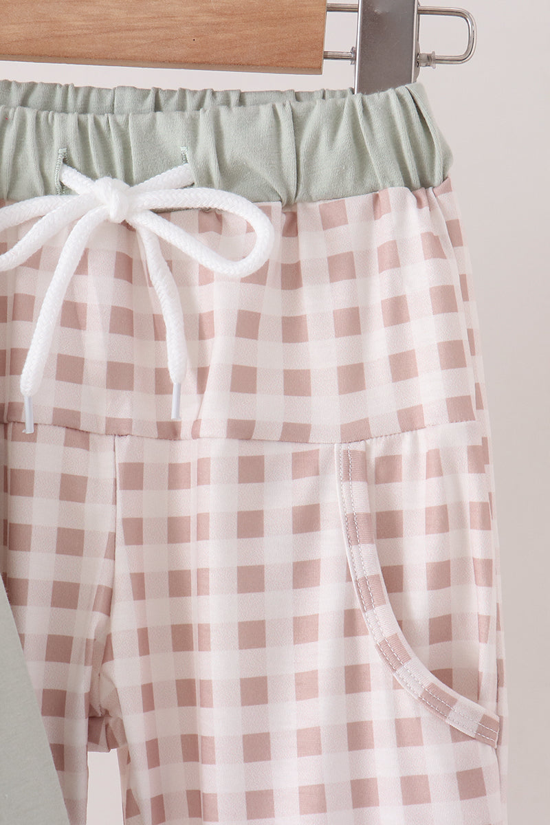 Hunting embroidery Pants set