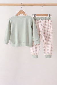 Hunting embroidery Pants set