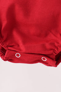 Football bow sequin bubble - Maroon