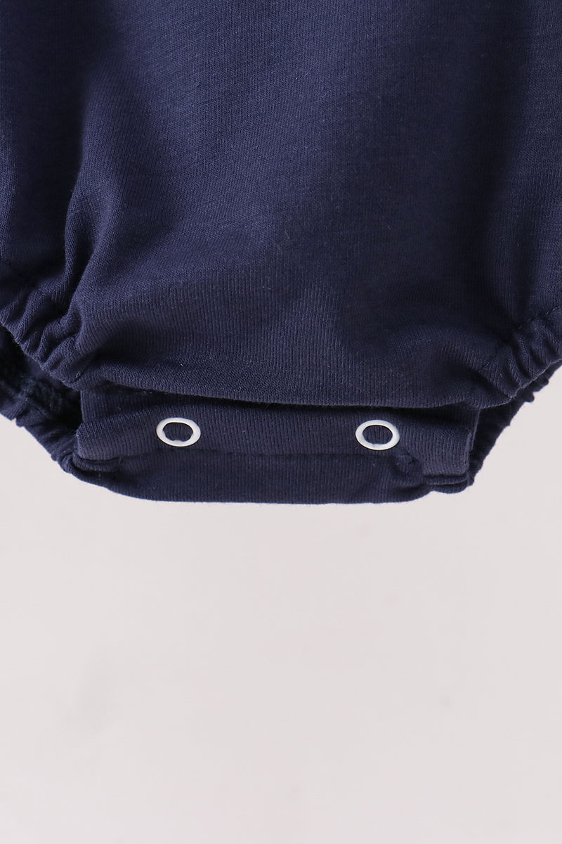 Football sequin bubble - Navy