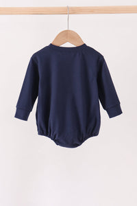 Football sequin bubble - Navy