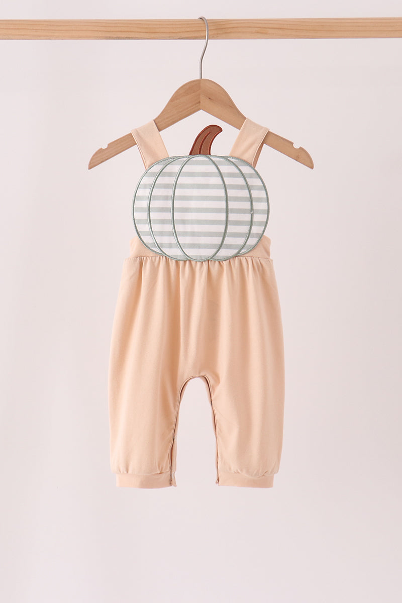 Pumpkin applique romper