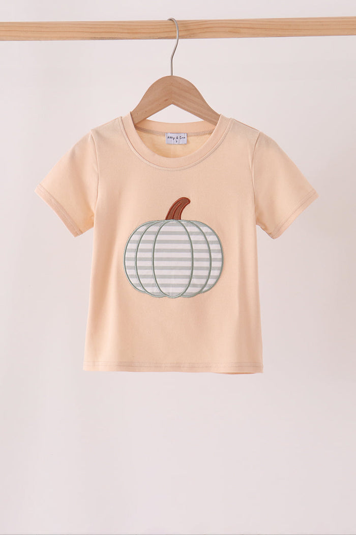 Pumpkin applique top