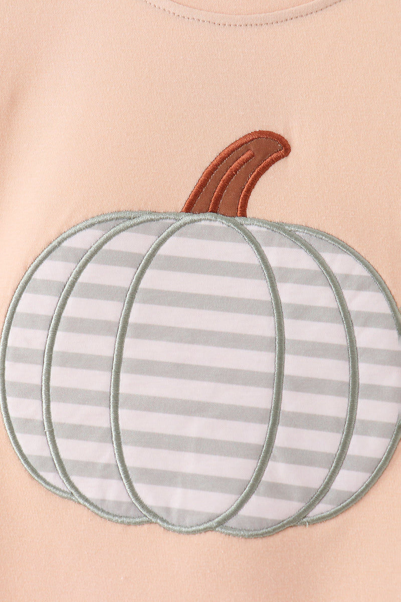 Pumpkin applique top