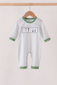 Tools embroidery romper