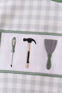Tools embroidery romper