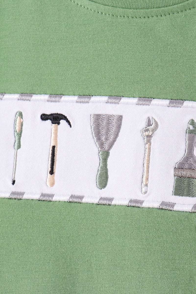 Tools embroidery pants set