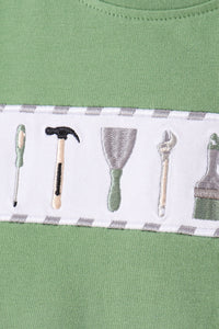 Tools embroidery pants set