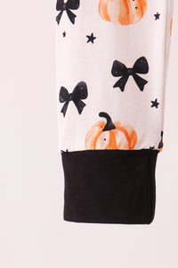 Pumpkin bamboo pajama set