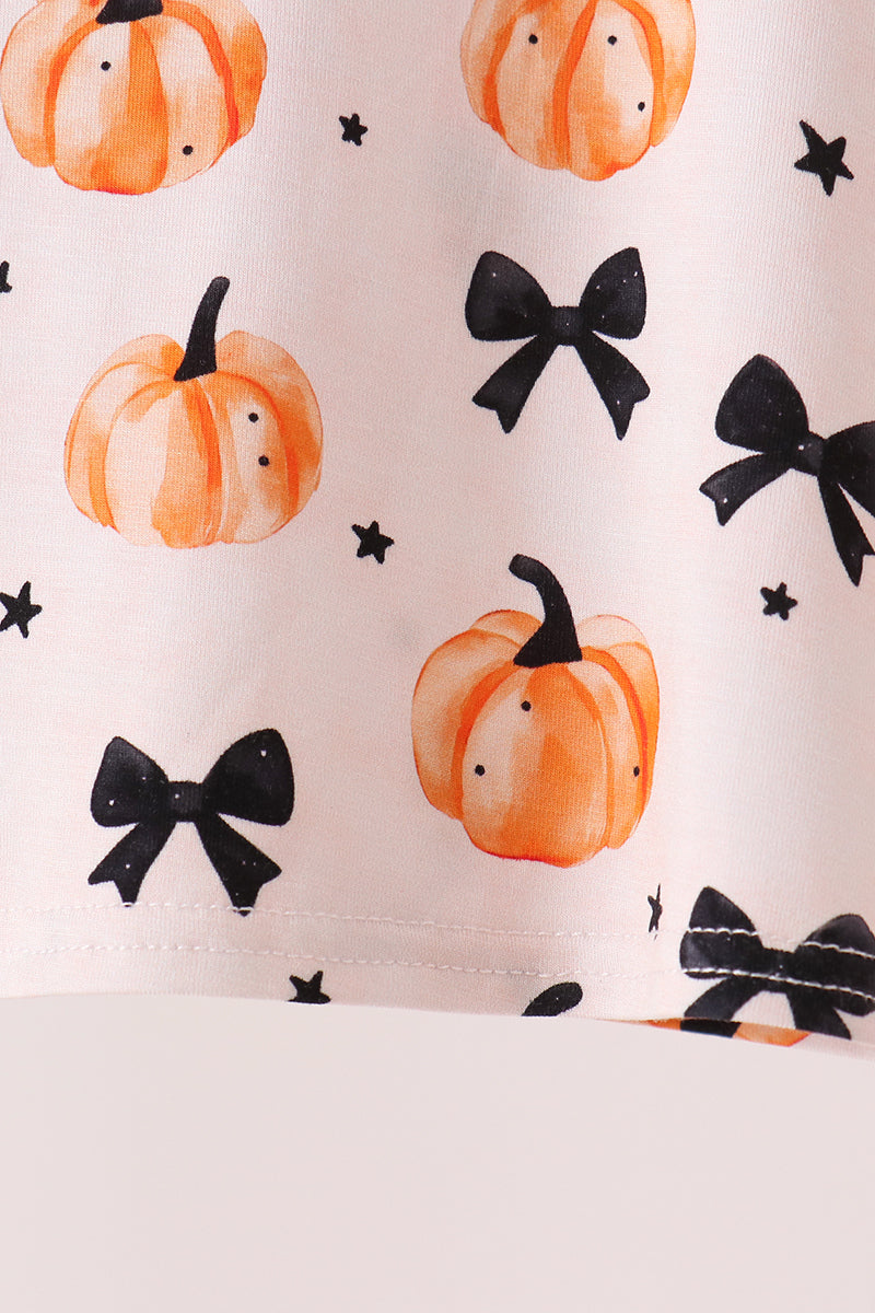 Pumpkin bamboo pajama set