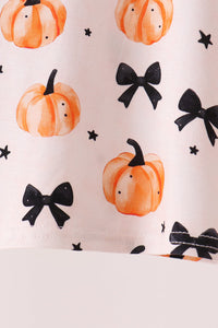 Pumpkin bamboo pajama set