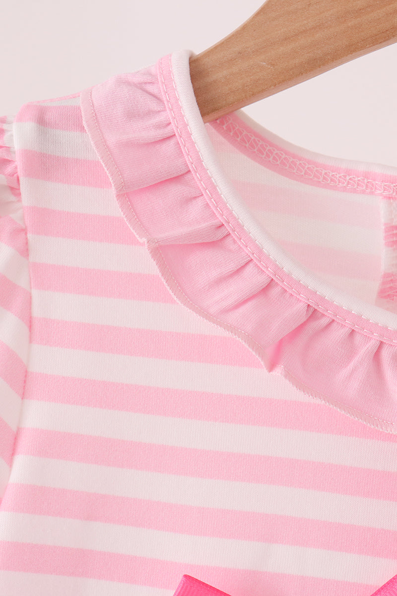 Football sequin stripe dress