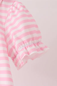 Football sequin stripe dress