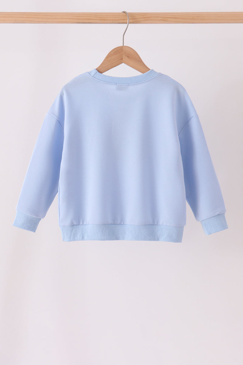 Football sequin mom&me top