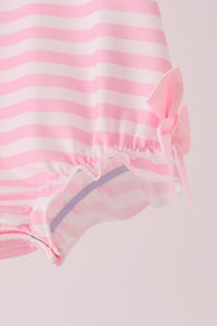 Football sequin stripe ruffle bubble