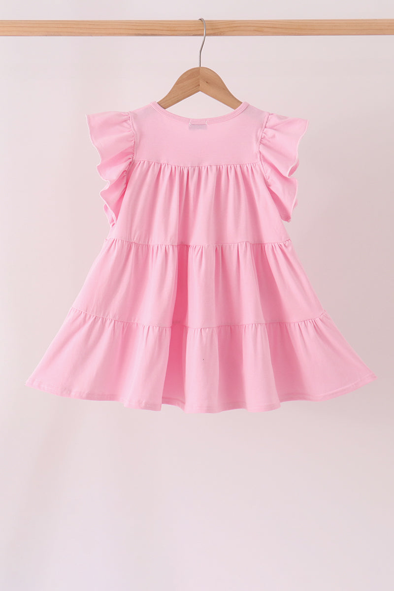 Football sequin tiered dress