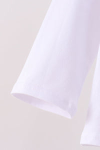 Excavator french knot stripe pants set