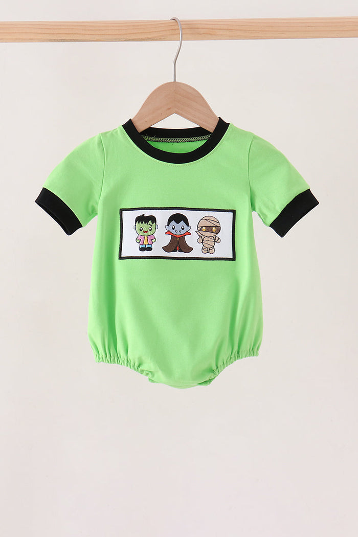 Green embroidery bubble