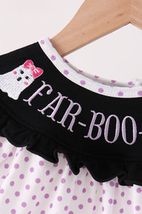 Ghost Embroidery Pants Set