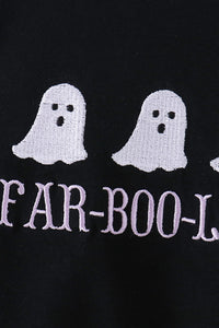 Ghost Embroidery Romper