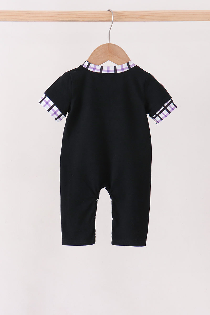 Ghost Embroidery Romper