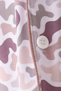 Camouflage bamboo mom pajama set