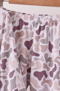 Camouflage bamboo pajama set