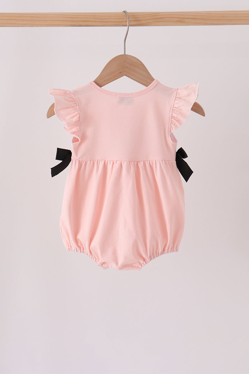 Ghost Embroidery Ruffle Bubble