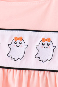 Ghost Embroidery Ruffle Bloomer Set