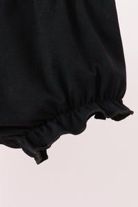 Ghost Embroidery Ruffle Bloomer Set