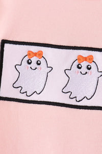 Ghost Embroidery Ruffle Skorts Set