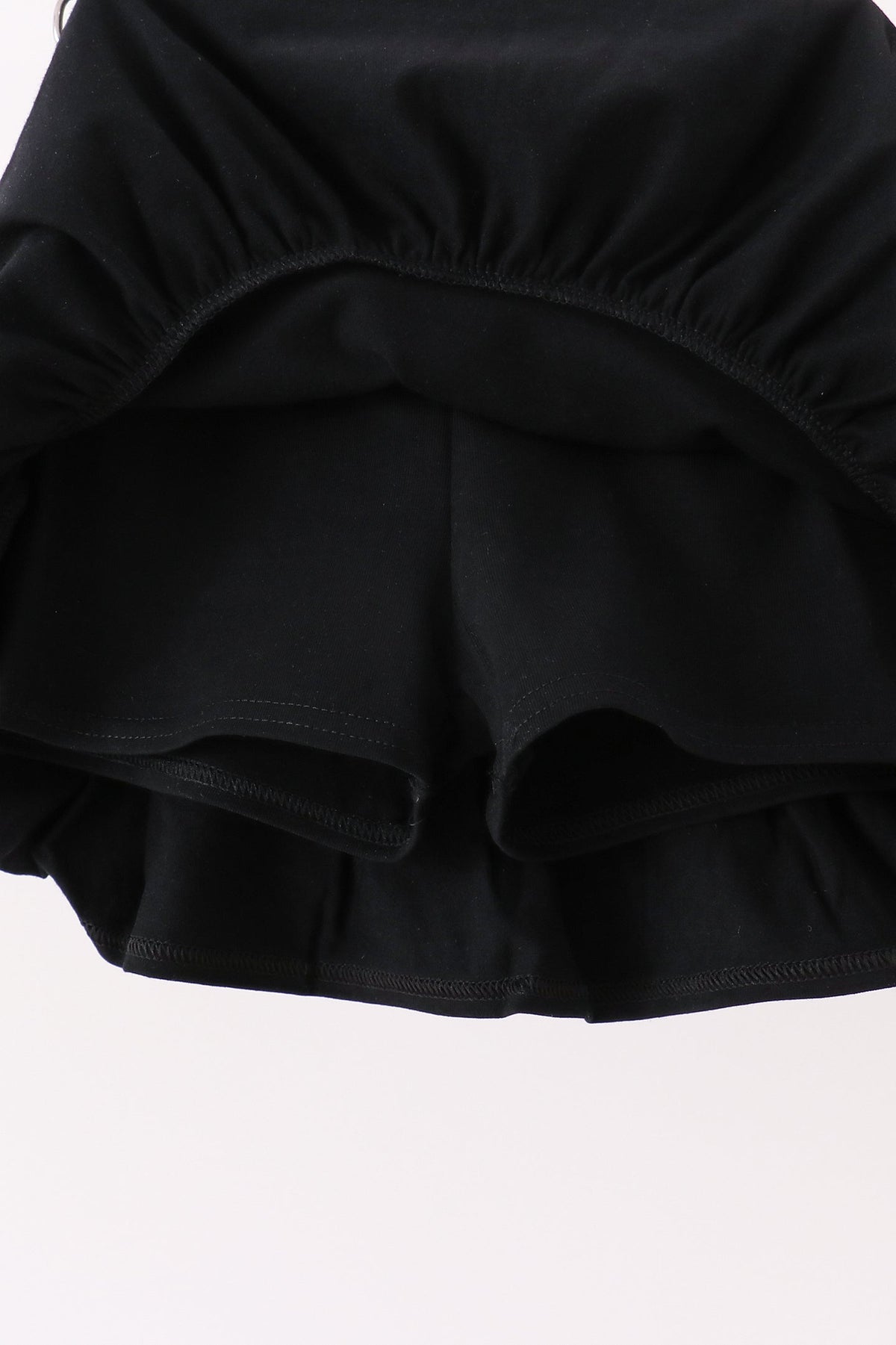 Ghost Embroidery Ruffle Skorts Set