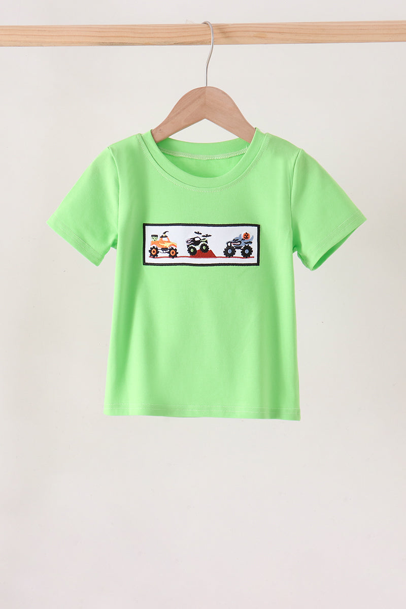 Car embroidery top