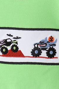 Car embroidery top