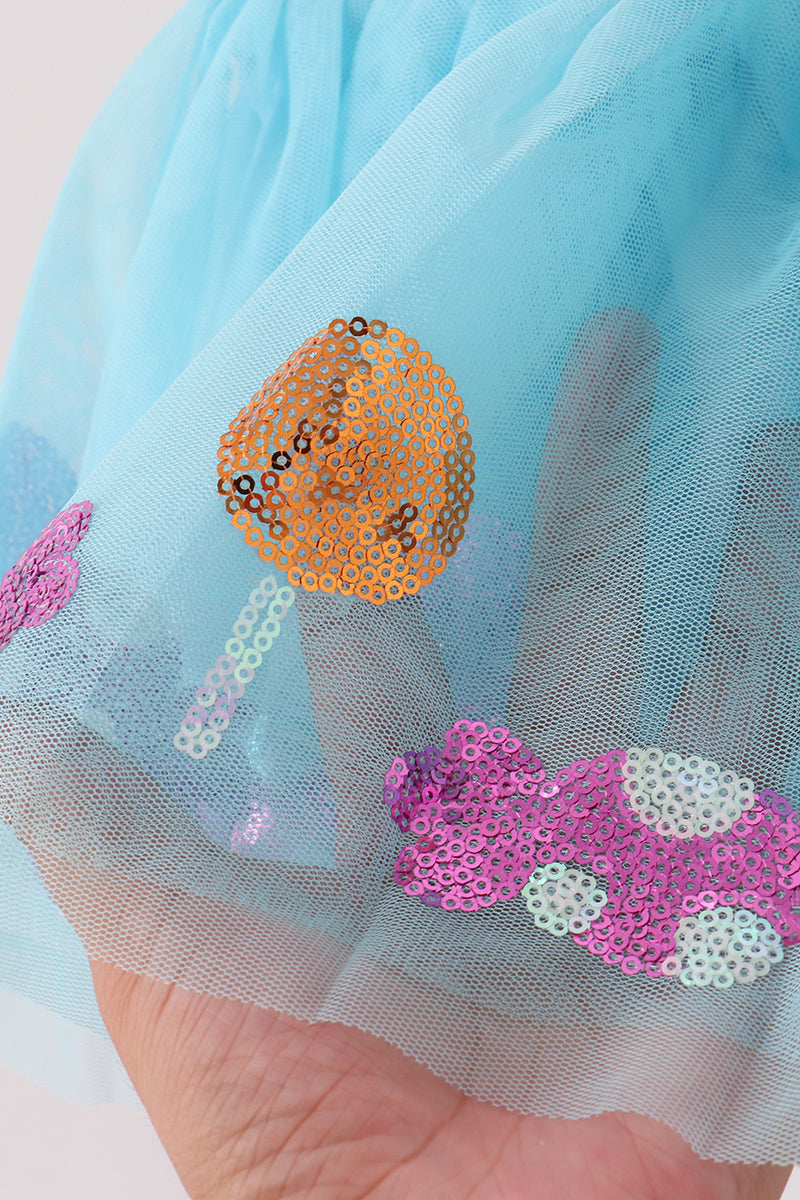Sweet sequin tutu skirts