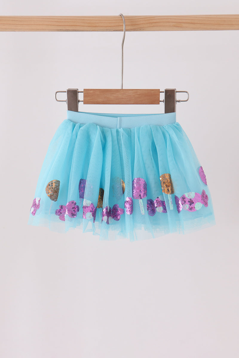 Sweet sequin tutu skirts