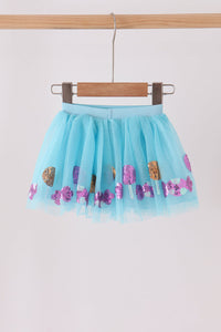 Sweet sequin tutu skirts