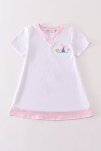 White Mermaid Embroidery Cover Up Mom & Me - Essential Southern Charm